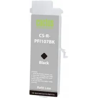 Картридж перезаправляемый струйный Cactus CS-R-PFI107BK черный (260мл) для Canon imageProGRAF iPF670/680/685/770/780/785 без чипа