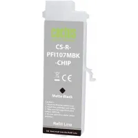 Картридж перезаправляемый струйный Cactus CS-R-PFI107MBK-CHIP черный матовый (260мл) для Canon imageProGRAF iPF670/680/685/770/780/785 с чипом