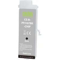 Картридж перезаправляемый струйный Cactus CS-R-PFI107BK-CHIP черный (260мл) для Canon imageProGRAF iPF670/680/685/770/780/785 с чипом