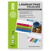 Пленка для ламинирования Cactus 125мкм A3 (100шт) глянцевая 303x426мм CS-LPGА3125100