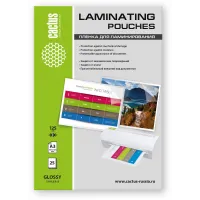 Пленка для ламинирования Cactus 125мкм A3 (25шт) глянцевая 303x426мм CS-LPGА312525