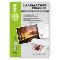 Пленка для ламинирования Cactus 125мкм A4 (100шт) матовая 216x303мм CS-LPMА4125100