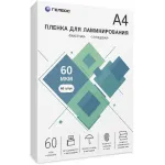Пленка для ламинирования Heleos 60мкм A4 (60шт) глянцевая 216x303мм LPA4-60-60