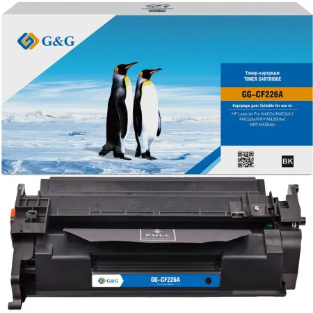 Картридж лазерный G&G GG-CF226A GG-CF226A UNIVERSAL CF226A черный (3100стр.) для HP LJ Pro M402n/M402dn/M402dw/MFP M426fdw/MFP M426fdn