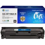 Картридж лазерный G&G GG-W1106A-N W1106A черный (1000стр.) для HP Laser 107a/107r/107w/135a MFP/135r MFP/135w MFP/137fnw MFP