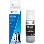 Чернила G&G GG-108BK C13T09C14A черный70мл для Epson Ecotank L8050/L18050 Чернила G&G GG-108BK C13T09C14A черный70мл для Epson Ecotank L8050/L18050
