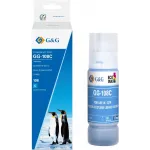 Чернила G&G GG-108C C13T09C24A голубой70мл для Epson Ecotank L8050/L18050 Чернила G&G GG-108C C13T09C24A голубой70мл для Epson Ecotank L8050/L18050