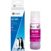 Чернила G&G GG-108M C13T09C34A пурпурный70мл для Epson Ecotank L8050/L18050