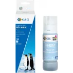 Чернила G&G GG-108LC C13T09C54A светло-голубой70мл для Epson Ecotank L8050/L18050 Чернила G&G GG-108LC C13T09C54A светло-голубой70мл для Epson Ecotank L8050/L18050