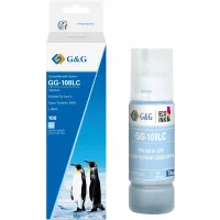 Чернила G&G GG-108LC C13T09C54A светло-голубой70мл для Epson Ecotank L8050/L18050