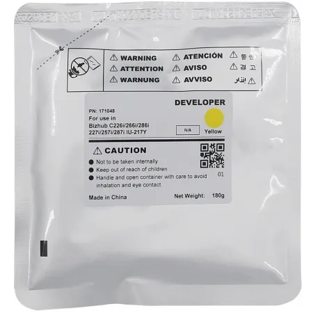 Девелопер Cet CET171048 (IU-217Y) (новая совместимая) для Konica-Minolta Bizhub C227i/C257i/C287i 90000стр.