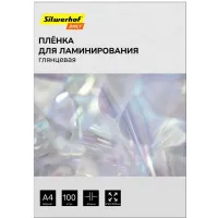 Пленка для ламинирования Silwerhof Daily 60мкм A4 (100шт) глянцевая 216x303мм Пленка для ламинирования Silwerhof Daily 60мкм A4 (100шт) глянцевая 216x303мм