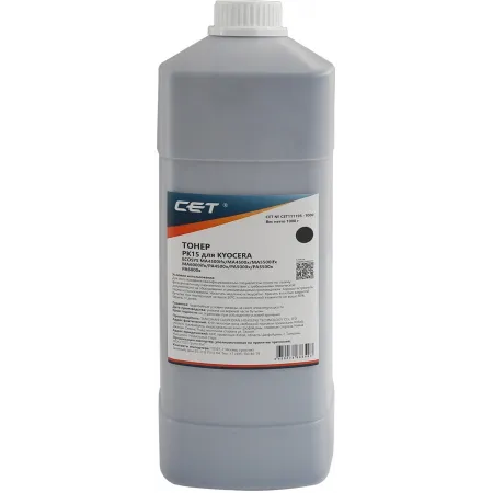 Тонер Cet PK15 CET111195-1000 черный бутылка 1000гр. для принтера KYOCERA ECOSYS MA4500ifx