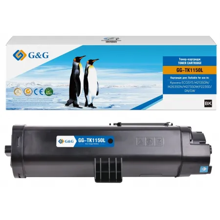 Картридж лазерный G&G GG-TK1150L черный (7200стр.) для Kyocera ECOSYS M2135DN/M2635DN/M2735DW;P2235D