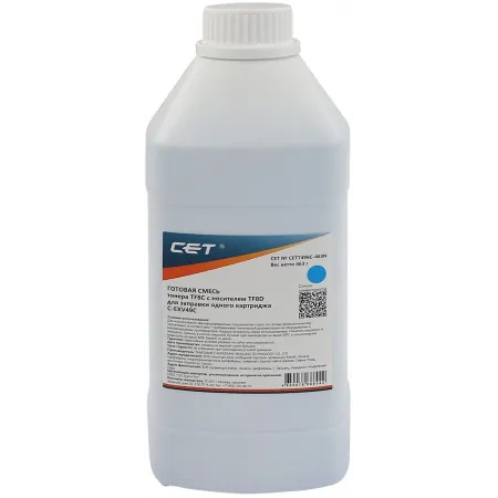 Тонер Cet CET7496C-463N голубой бутылка 463гр. для принтера Canon C3325i/3330i/3320 Тонер Cet CET7496C-463N голубой бутылка 463гр. для принтера Canon C3325i/3330i/3320