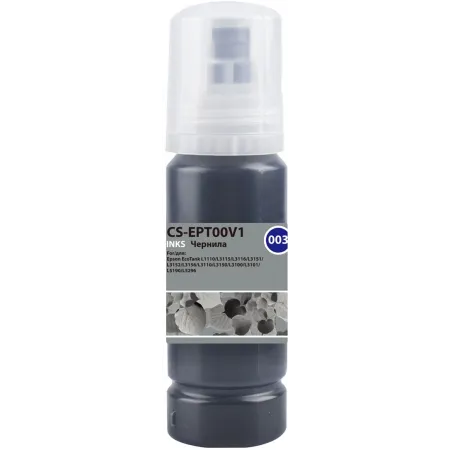 Чернила Cactus CS-EPT00V1 003 C13T00V198 черный 70мл для Epson Ecotank L1110/L3115/L3116/L3151/L3152/L3156/L3110/L3150/L3100/L3101/L5190/L5296 Чернила Cactus CS-EPT00V1 003 C13T00V198 черный 70мл для Epson Ecotank L1110/L3115/L3116/L3151/L3152/L3156/L3110/L3150/L3100/L3101/L5190/L5296