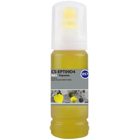 Чернила Cactus CS-EPT09D4 057 C13T09D498 желтый 70мл для Epson Ecotank L8050/L18050 Чернила Cactus CS-EPT09D4 057 C13T09D498 желтый 70мл для Epson Ecotank L8050/L18050