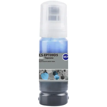 Чернила Cactus CS-EPT09D5 057 C13T09D598 светло-голубой 70мл для Epson Ecotank L8050/L18050 Чернила Cactus CS-EPT09D5 057 C13T09D598 светло-голубой 70мл для Epson Ecotank L8050/L18050