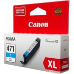 Картридж струйный Canon CLI-471XLC 0347C001 голубой для Canon Pixma MG5740/MG6840/MG7740