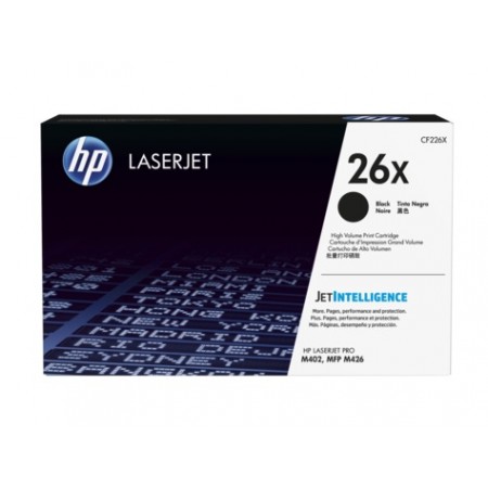 Картридж лазерный HP 26X CF226X черный (9000стр.) для HP LJ Pro M402/M426