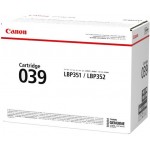 Картридж лазерный Canon 039BK 0287C001 черный (11000стр.) для Canon LBP-351