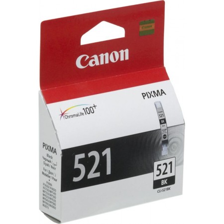 Картридж струйный Canon CLI-521BK 2933B004/001 черный для Canon iP3600/4600/MP540/620/630/980