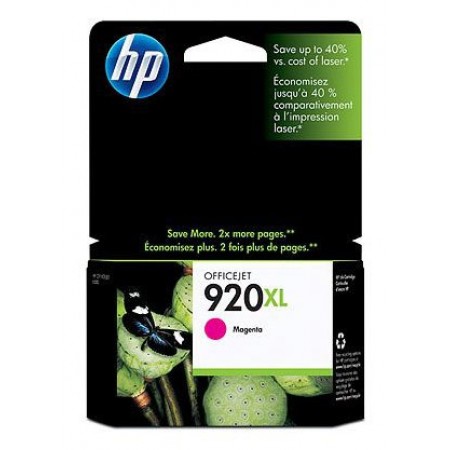 Картридж струйный HP 920XL CD973AE пурпурный (700стр.) для HP OJ 6000/6500