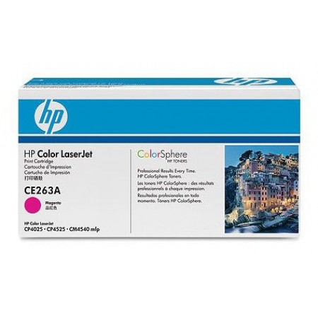 Картридж лазерный HP 648A CE263A пурпурный (11000стр.) для HP CLJ CP4525