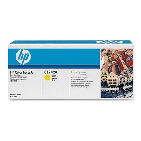 Картридж лазерный HP 307A CE742A желтый (7300стр.) для HP CLJ CP5225