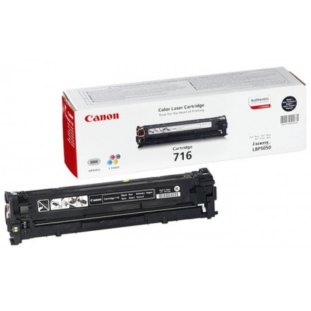 Картридж лазерный Canon 716BK 1980B002 черный (2300стр.) для Canon LBP-5050/5050N