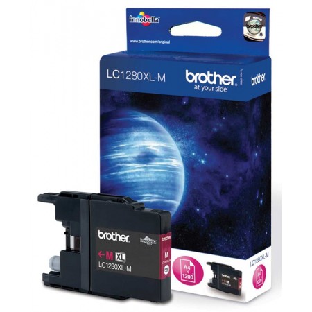 Картридж струйный Brother LC1280XLM пурпурный для Brother MFC-J6510DW/J69010DW