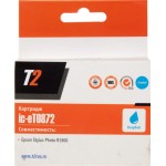 Картридж струйный T2 T08704210 IC-ET0872 T08724010 голубой для Epson St Ph R1900