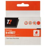 Картридж струйный T2 T08704510 IC-ET0877 T08774010 красный для Epson St Ph R1900