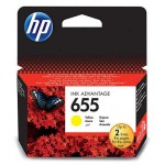 Картридж струйный HP 655 CZ112AE желтый (600стр.) для HP DJ IA 3525/4615/4625/5525/6525