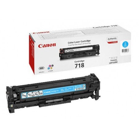 Картридж лазерный Canon 718C 2661B002/014 голубой (2900стр.) для Canon LBP7200/MF8330/8350