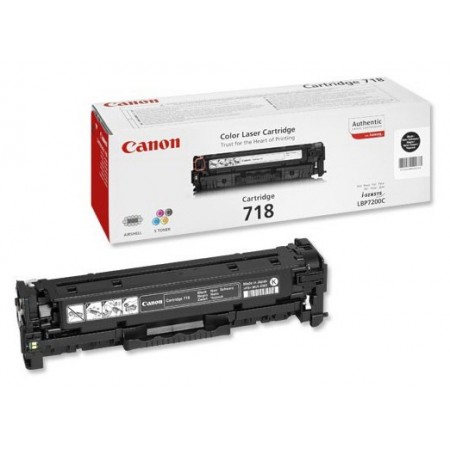 Картридж лазерный Canon 718BK 2662B002 черный (3400стр.) для Canon LBP7200/MF8330/8350