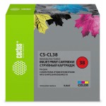 Картридж струйный Cactus CS-CL38 CL-38 многоцветный (9мл) для Canon Pixma iP1800/iP1900/iP2500/iP2600/MP140/MP190/MP210/MP220/MP470/MX300/MX310