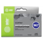 Картридж струйный Cactus CS-EPT967 T0967 серый (13мл) для Epson Stylus Photo R2880