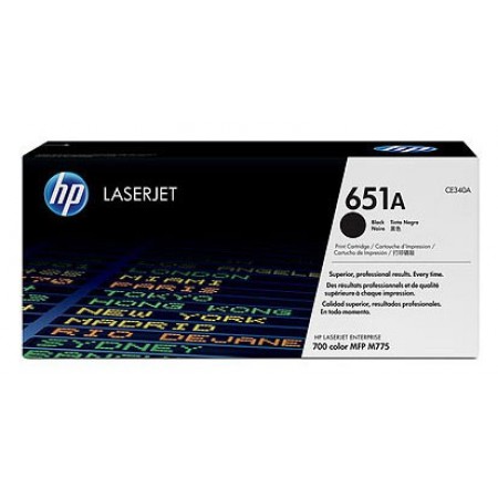 Картридж лазерный HP 651A CE340A черный (13500стр.) для HP LJ 700/775