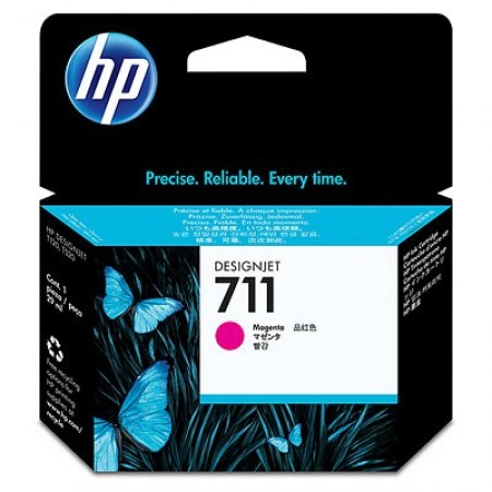 Картридж струйный HP 711 CZ131A пурпурный (29мл) для HP DJ T120/T520