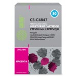 Картридж струйный Cactus CS-C4847 №80 пурпурный (400мл) для HP DJ 1050C/1055CM/1000