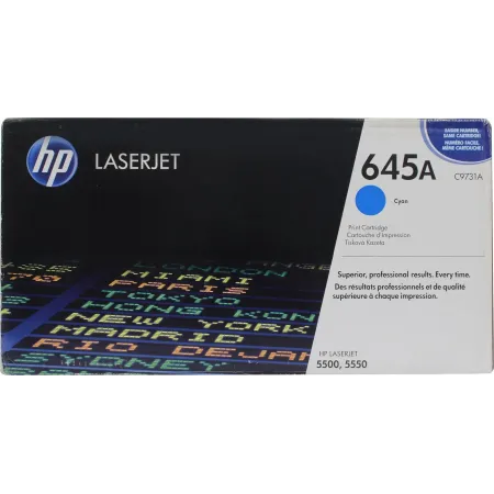 Картридж лазерный HP 645A C9731AC голубой (12000стр.) для HP 5500/5550/5550dn/5550dtn/5550hdn/5550n (техн.упак)