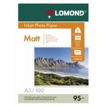 Фотобумага Lomond 0102129 A3/95г/м2/100л./белый матовое для струйной печати