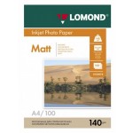 Фотобумага Lomond 0102074 A4/140г/м2/100л./белый матовое для струйной печати