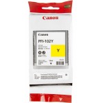 Картридж струйный Canon PFI-102Y 0898B001 желтый (130мл) для Canon iPF510/605/610/650/655/750/760/765