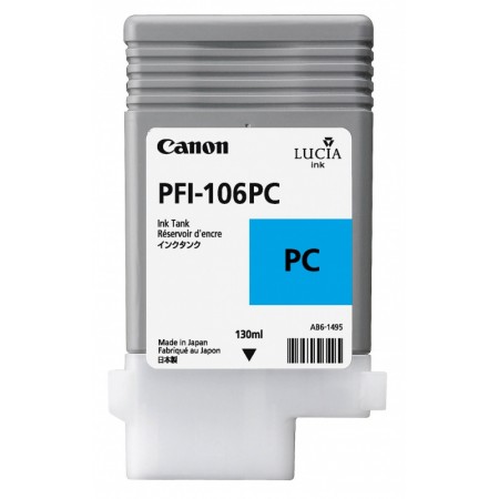 Картридж струйный Canon PFI-106PC 6625B001 фото голубой для Canon iPF6300S/6400/6450