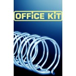 Пружины для переплета металлические Office Kit d=14.3мм 100-120лист A4 черный (100шт) OKPM916B