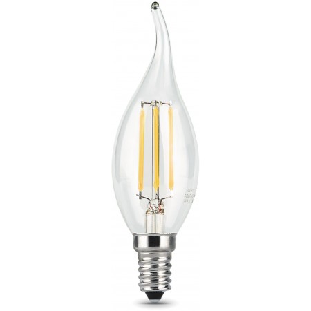 Лампа светодиодная Gauss Filament 9Вт цок.:E14 свеча 220B 2700K св.свеч.бел.теп. CF35 (упак.:1шт) (104801109)