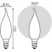 Лампа филам. Gauss Filament 5Вт цок.:E14 свеча 220B 2700K св.свеч.бел.теп. (упак.:1шт) (104201105)