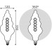 Лампа филам. Gauss Filament Vintage 6Вт цок.:E27 спираль 220B 2400K св.свеч.бел.теп. (упак.:1шт) (166802008)